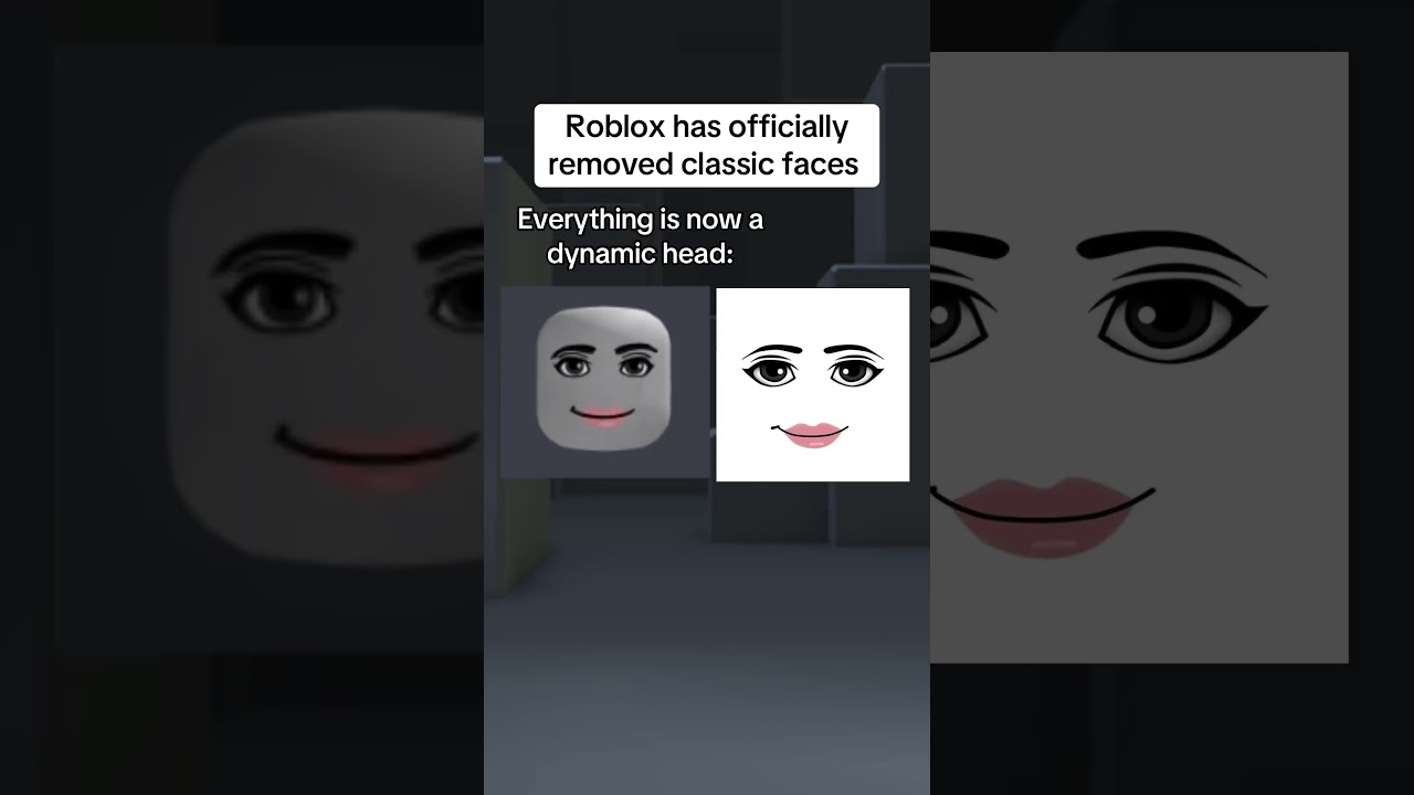 Roblox has now officially removed classic faces