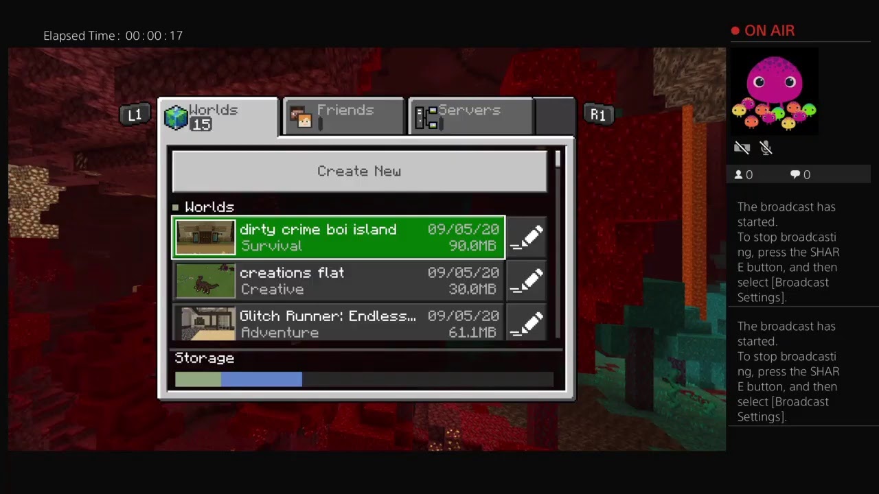 Solo Survival MC Stream #1! [no mic!!]