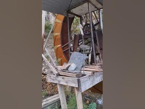 ВОДЯНОЕ КОЛЕСО. МИНИ ГЭС - YouTube