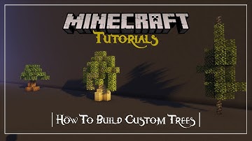 How To Build Custom Trees In Minecraft 1.17 | Tutorial