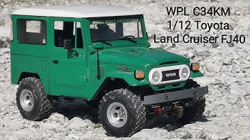 WPL C34KM 1/12 Toyota FJ40 Land Cruiser Custom Leaf Spring Conversion C34