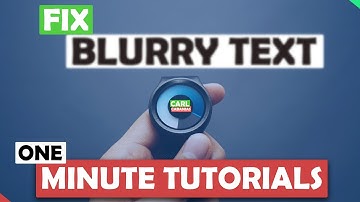 How to Fix Blurry Text in Unity