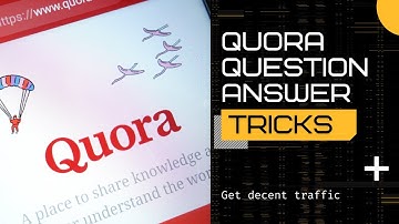 Quora Trick - Find High Traffic Low Competition Niche Questions (no tools required) by eTutorials.me