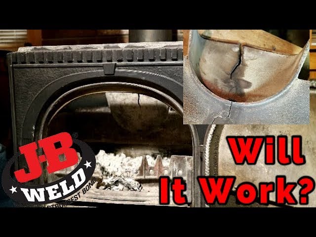 Fixing a Crack in your Jotul Wood Stove with J-B Weld 37901 Extreme Heat -  YouTube
