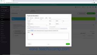 QuickBooks Online Tutorial Adding New Customers Intuit Training