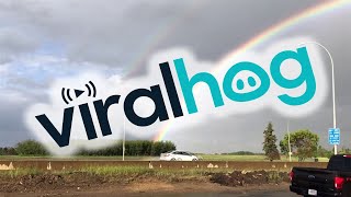 Stunning Double Rainbow Sighting || ViralHog