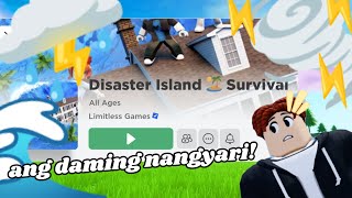 GRABE YUNG LINDOL AT TSUNAMI | ROBLOX | DISASTER ISLAND SURVIVAL