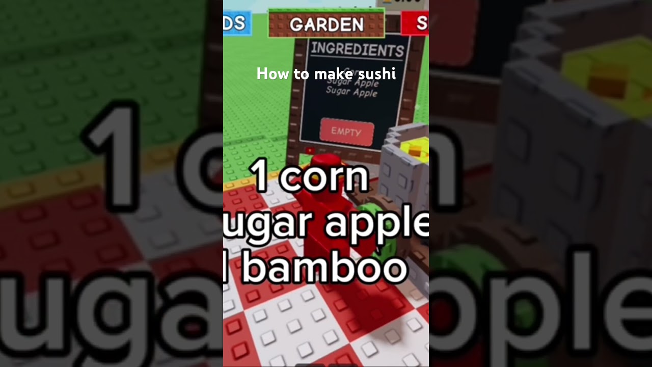 How To Make Sushi In Grow A Garden 
