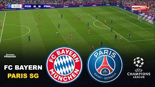 🔴Bayern Munich vs PSG Live - UEFA Champions League 2026 | Pes 21 Video Game Simulation
