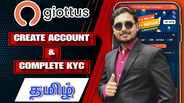 Giottus Create Account & Complete Kyc Tamil|India
