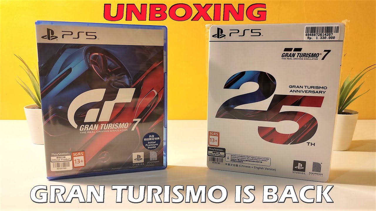 Gran Turismo 7 25th Anniversary Edition Ps5 unboxing 