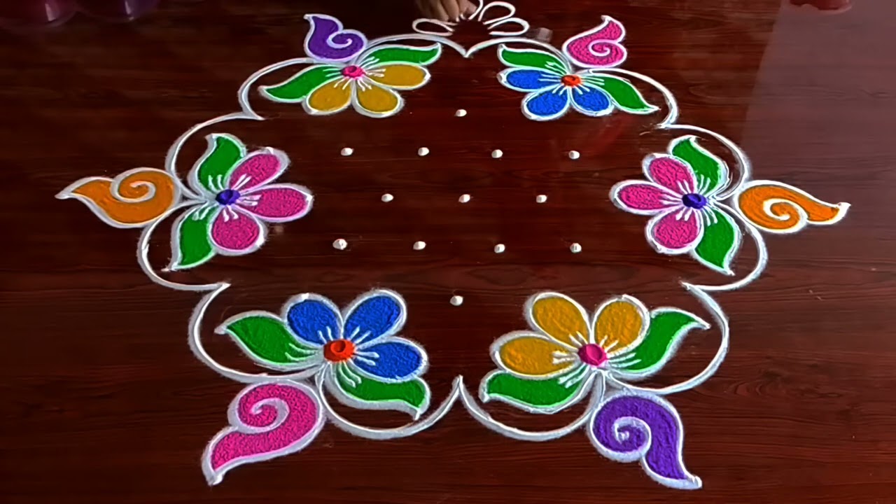 Sankranti chukkala Muggu 7*4