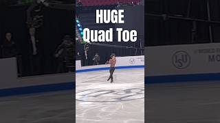 4T HUGE Adam Siao Delvered in his comback free skate #worldsmtl24  #worldfigure  #shorts