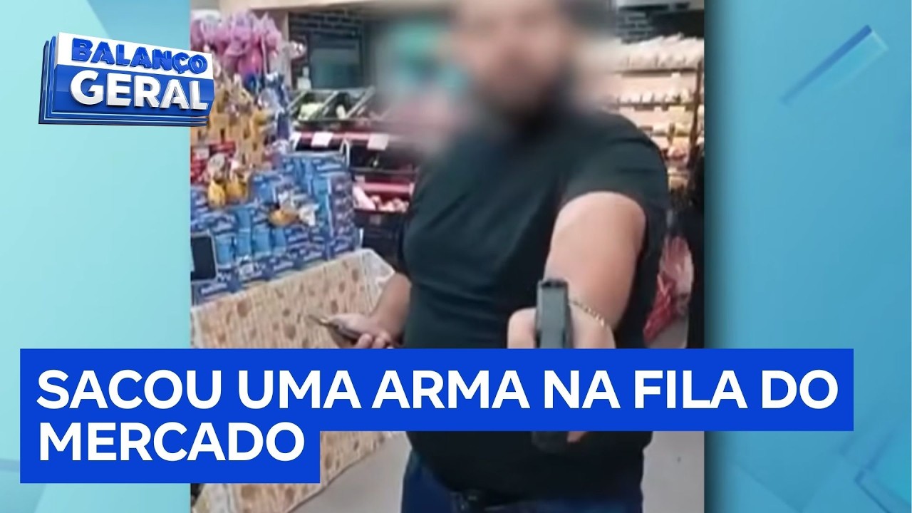 Discussão por lugar na fila termina com cliente armado ameaçando outro em SP