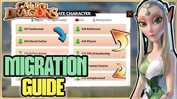 Call of dragons - how to migrate to a new server | Migration guide