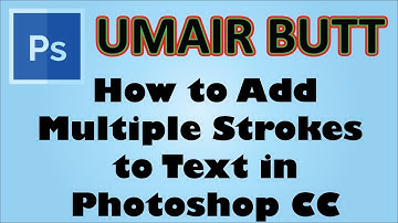 How to Add Multiple Strokes to Text in Photoshop