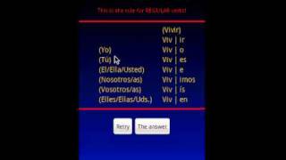 Verbuga Spanish android-app demonstration screenshot 2