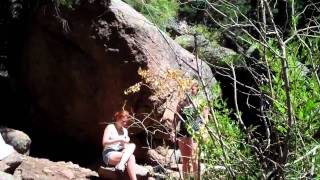 Natural water slide, San Isabel, Colorado, St. Charles creek