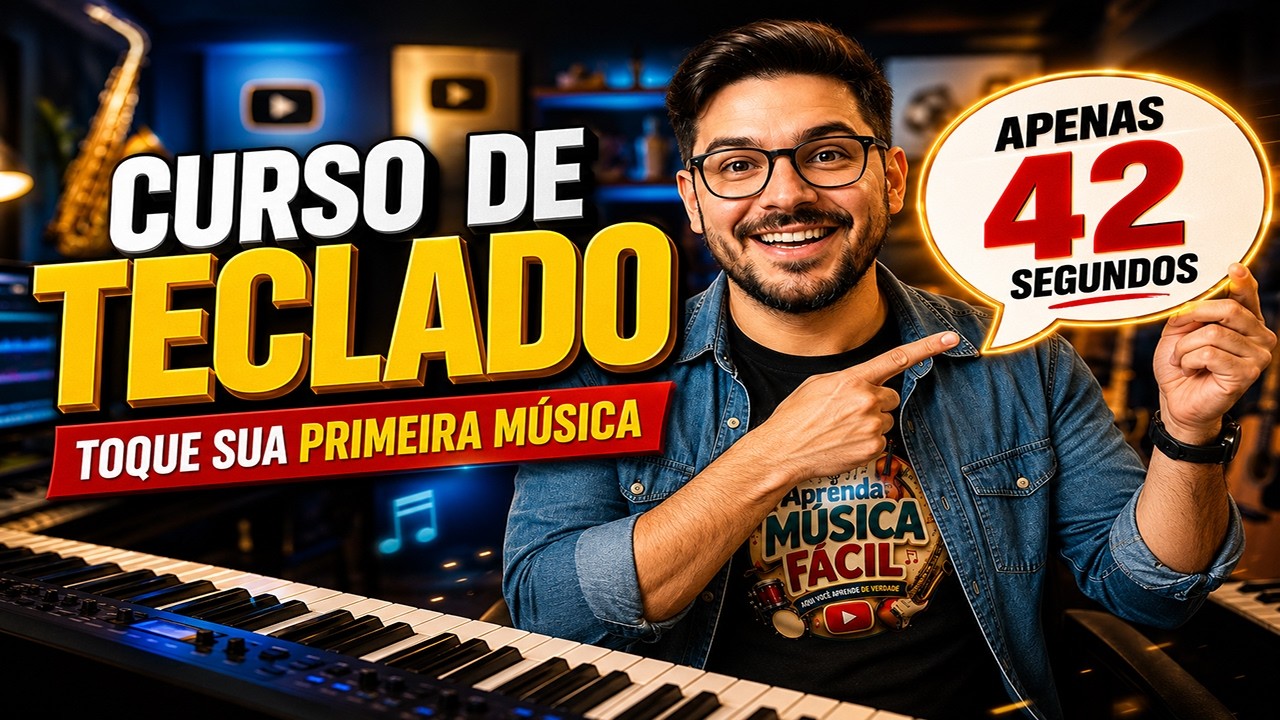 😱 A Aula de Teclado Mais Rápida do Mundo! 🎹
