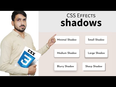 CSS Shadow Effects|| CSS video Tutorial || CSS text shadow, CSS box shadow property