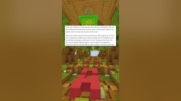 AITA - deleting kids minecraft world 😳
