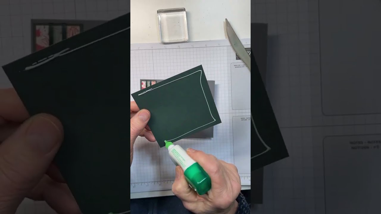 Stampin Up//Around the Bend//Regency Park DSP// Book Fold Fun Fold Card//