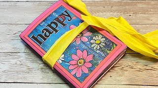 Handmade “Happy” Envelope Junk Journal Flip Through