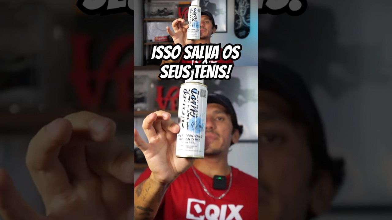 Impermeabilizante e mto bom ainda mais pra tênis de camurça, mesh ou lona 