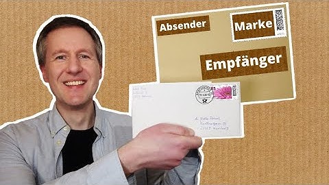 Wo kommt absender und empfänger hin brief