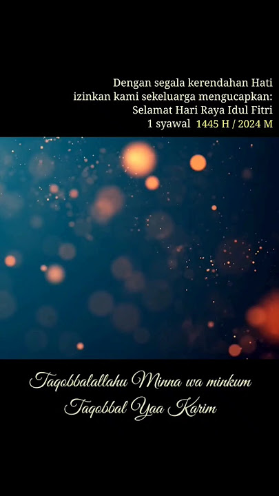 selamat hari raya idul fitri 1445H / 2024M. maaf lahir dan bathin #shorts #shortsfeed #shortvideo