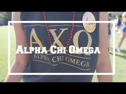 ALPHA CHI OMEGA UNCG BID DAY 2017