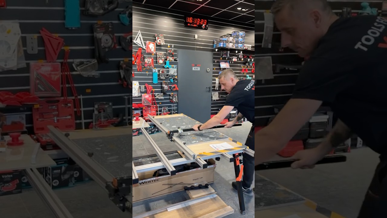 Przecinarka do spieków gresu megaformat od Wertec dla glazurników