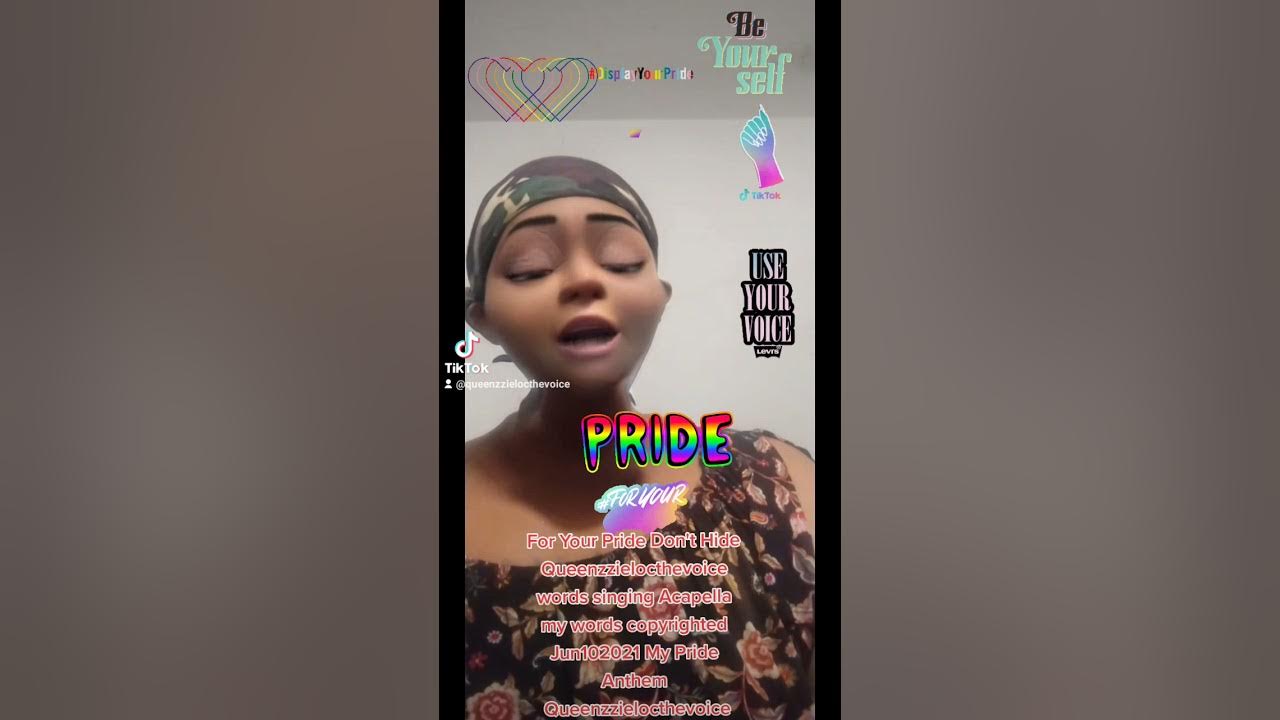 Be who you are For your pride don't Hide song I wrote on my TikTok ...