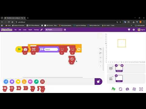 Pictoblox Junior facial expression Coding