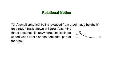 Solution to h c verma Rotational Motion 73