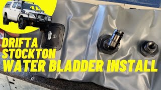Installing a 60ltr Water Bladder in a Toyota Hilux 4x4