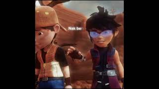 Walaupun Dulu Fang Boboiboy Bermusuhan. Namun Sekarang Mereka Saling Membantu Dan Mencari Solusi