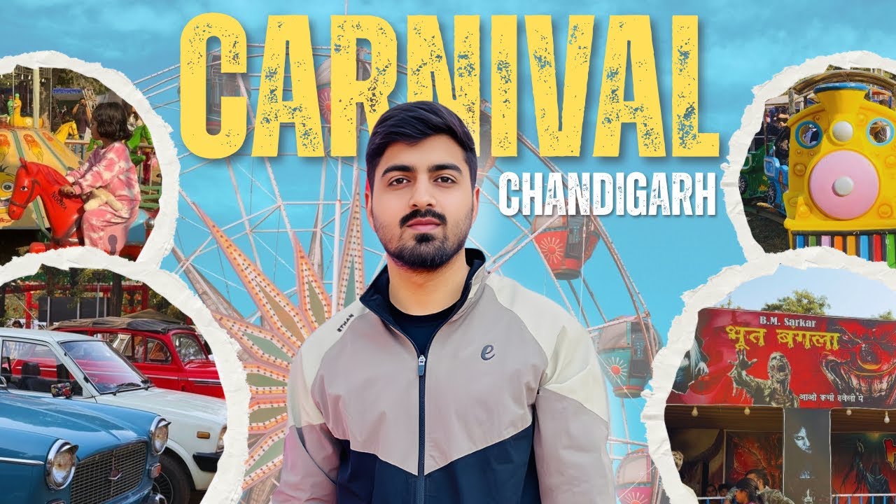 Chandigarh Carnival | 📍Leisure Valley | Games, Rides & Food Festival 🎉
