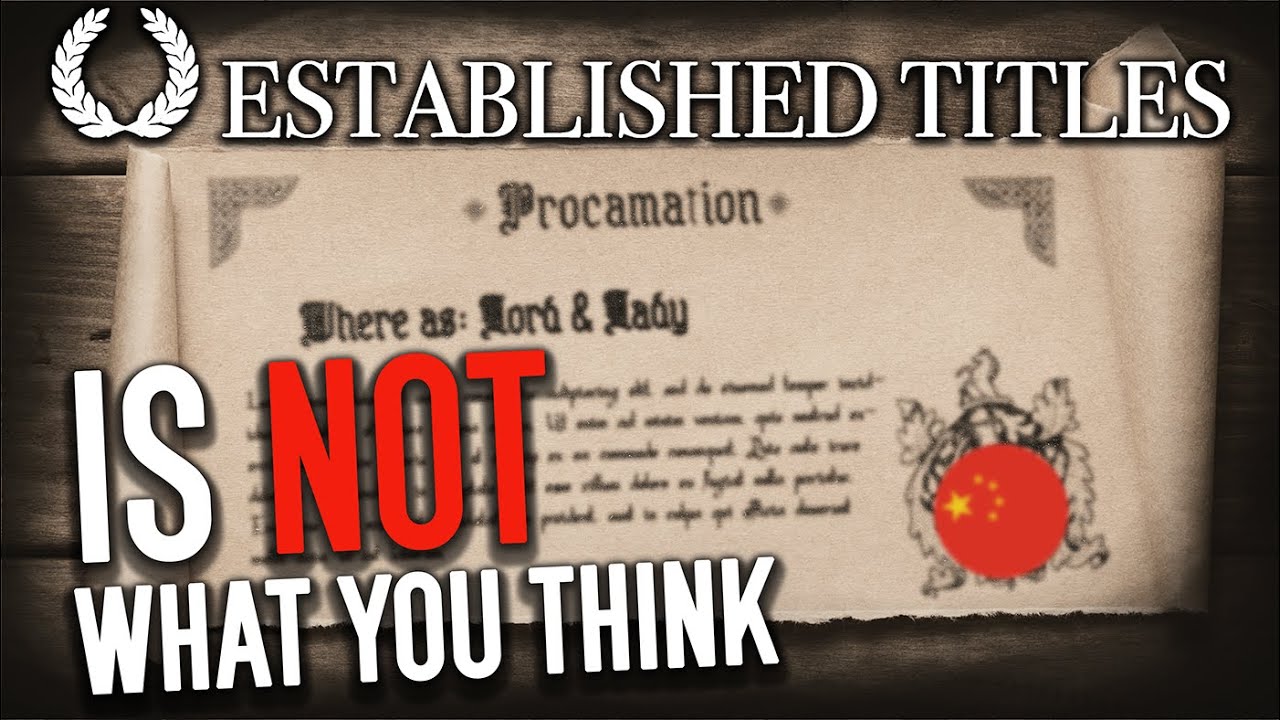 Established Titles is Far More Complicated Than You Think.
