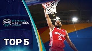 Top 5 Plays - Wednesday - Gameday 10 - Basketball Champions League 2017