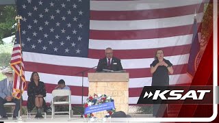WATCH: Fort Sam Houston National Cemetery holds Memorial Day ceremony