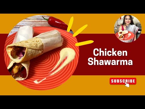 Chicken Shawarma Roll Recipe at Home | Homemade Chicken Shawarma Recipe in Hindi | Ananya Banerjee