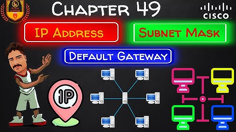 IP Address, Subnet Mask & Default Gateway Explained | CCNA 200-301  Networking Basics