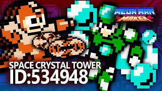 Space Crystal Tower - Mega Man Maker