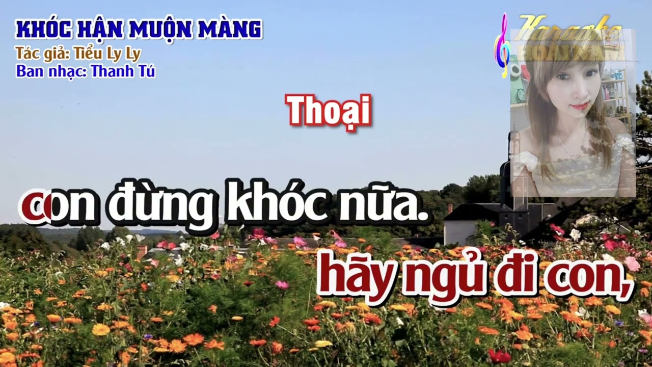KARAOKE KHÓC HẬN MUỘN MÀNG( thiếu kép .hát với kiều diễm)