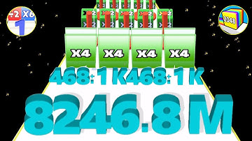 🔂 Number Run shooting (🌈) Merge guys 2048 Gameplay new level 9999 part 16