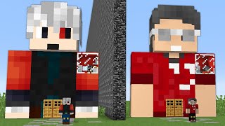 1$ THEMURAT EV VS 1000$ BRO EV - Minecraft