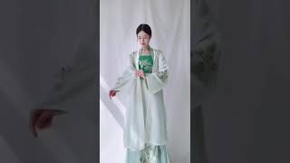 Chinese traditional clothes, hanfu.