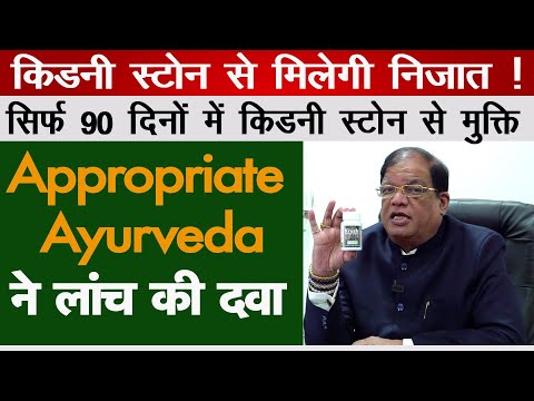 सिर्फ़ 90 दिनों में Kidney Stone होगा ग़ायब ! Appropriate Ayurveda | Scientist Dr. S. Kumar