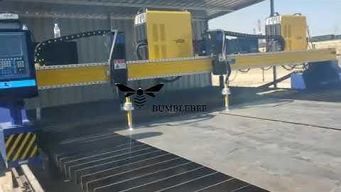 bumblebee Gantry cutting machine f2300b cnc nesting fast cam austrilia plasma oxy 2 torch
